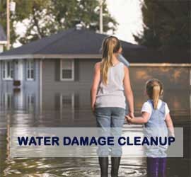 water damage cleanup